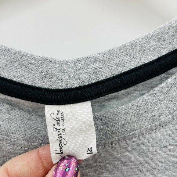 Sovereign Code Mens Size Medium Segundo T-Shirt Short Sleeves Dip Dye Black 1265 - Picture 5 of 8